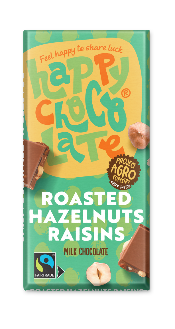 Roasted Hazelnuts Raisins - Milk Chocolate